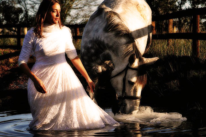 horse and nature wedding ireland